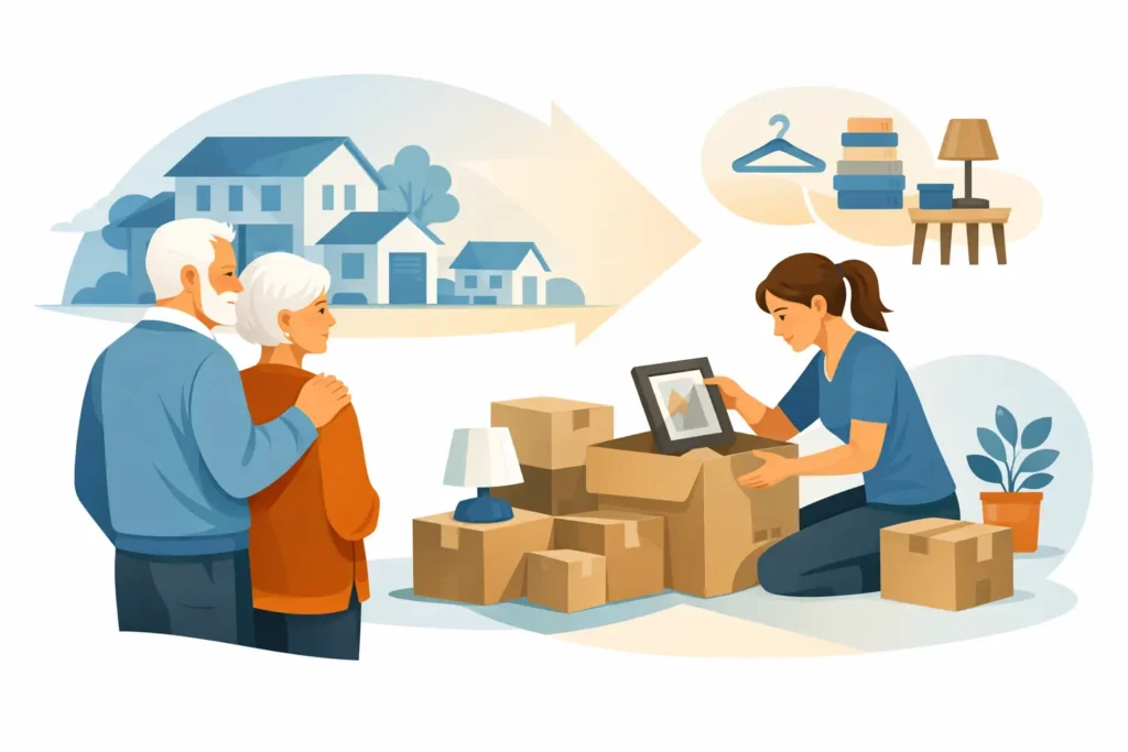 Downsizing Help for Elderly Parents